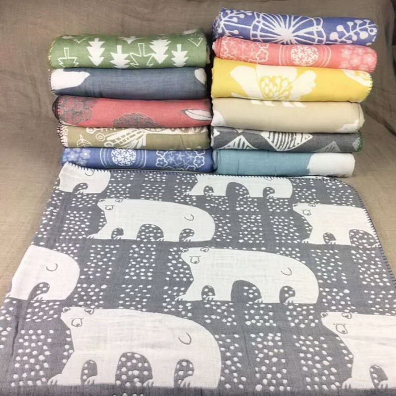 Supply Japanese Cotton Textile Printing Towel Blanket Wholesale Factory