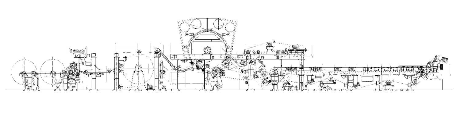 Fourdrinier steam dryer hood tissue machine