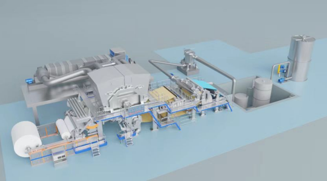 Crescent Former Tissue Machine