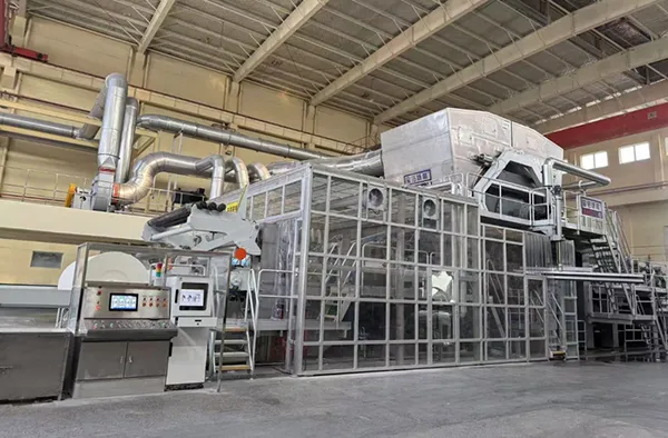Máy sản xuất khăn giấy đa năng Double-Yankee của Hongze Lake Paper TM3 Baotuo Crescent Former đã đi vào hoạt động
