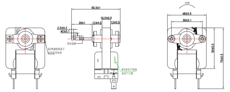 Microwave shaded pole motor