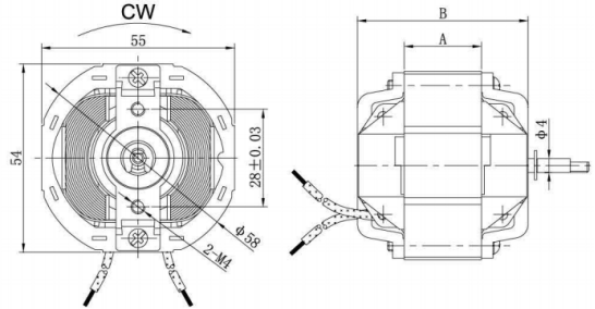 exhaust fan motor