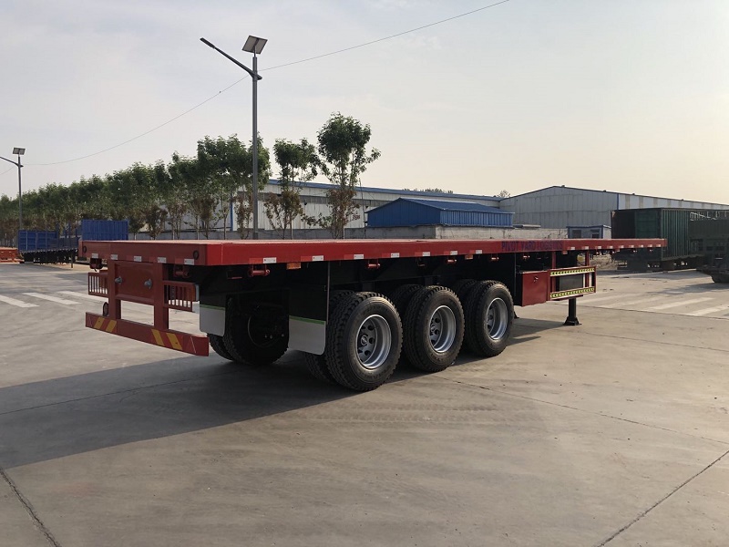 FLAT BED CONTAINER SEMI TRAILER