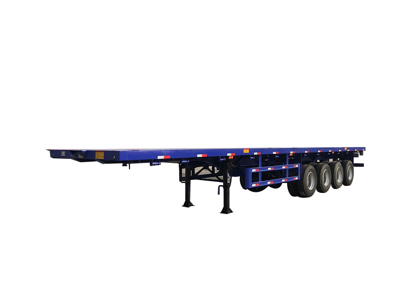 SKD AT CKD THREE AXLES CONTAINER FLAT SEMI TRAILER
