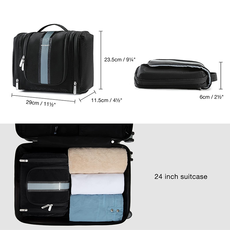 Large Hanging Toiletry Bag With Compartments