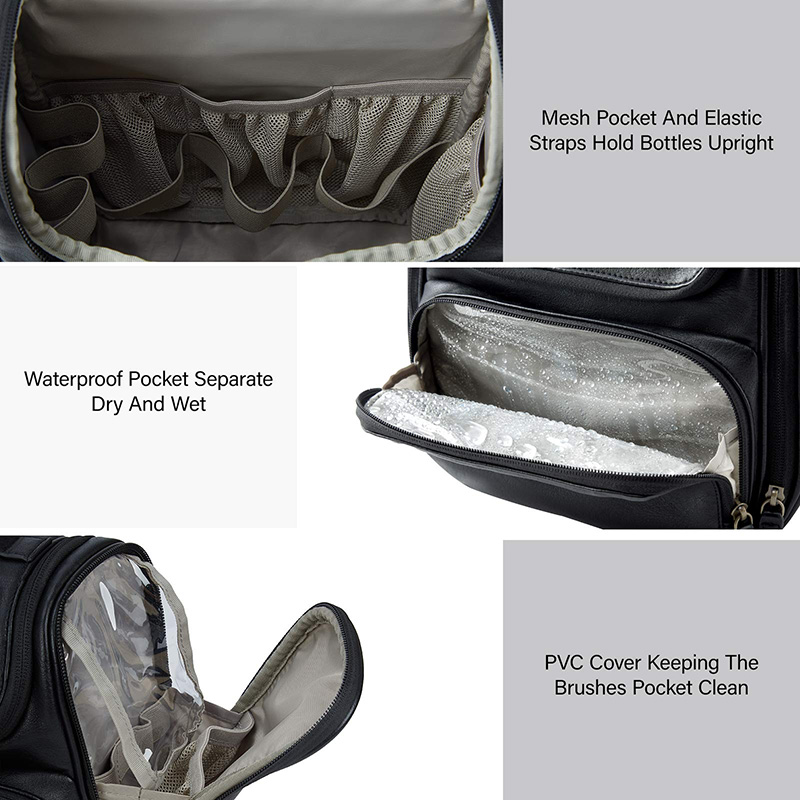 Dopp Kit Personalised Leather Wash Bag