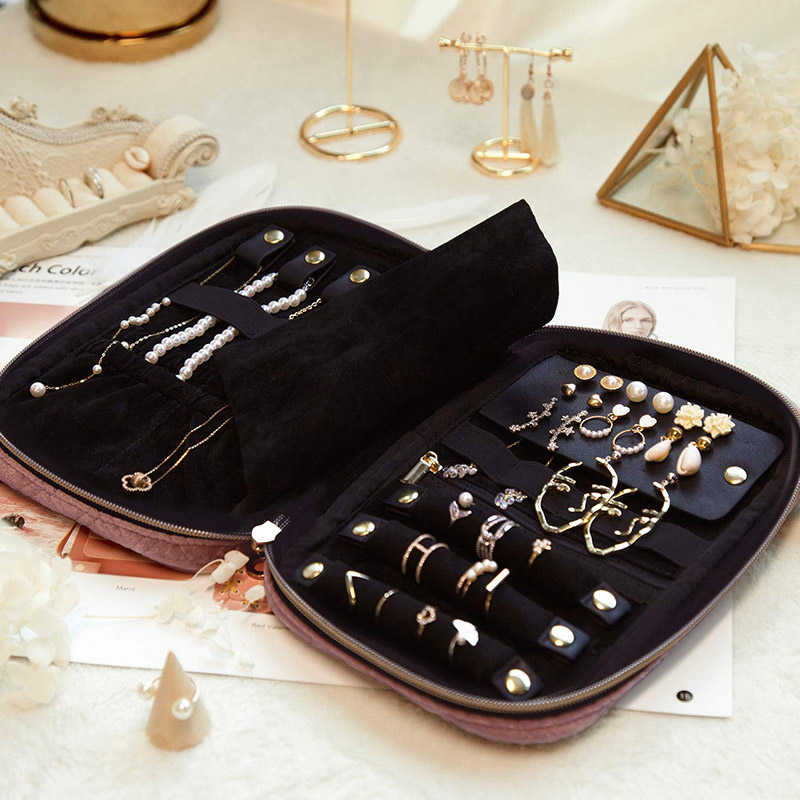 Mini Practical Travel Case For Jewelry Earring Organizer
