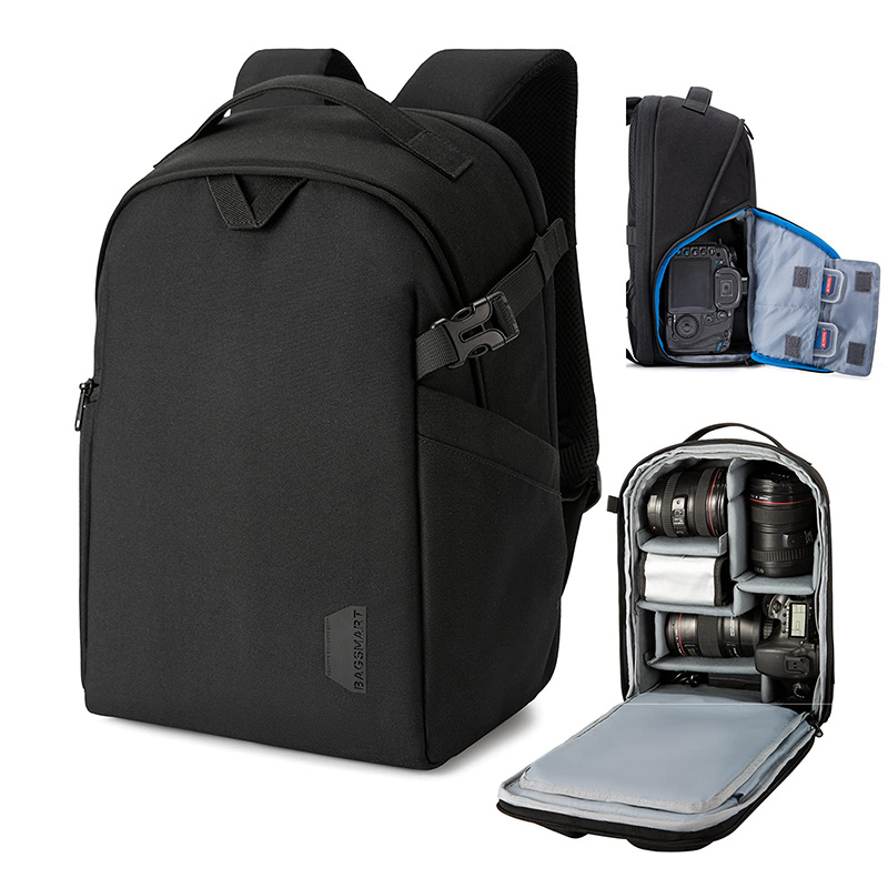 13.3 इंच वाटरप्रूफ लैपटॉप बैकपैक डीएसएलआर कैमरा बैग