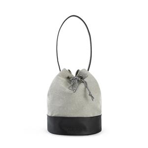 Generische kleine Canvas-Einkaufstasche mit Kordelzug Damen-Bucket-Handtasche