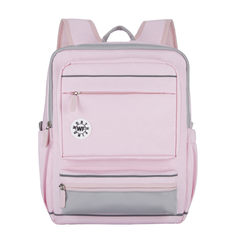 स्वनिर्धारित बहुउद्देशीय गुलाबी झोला बैग