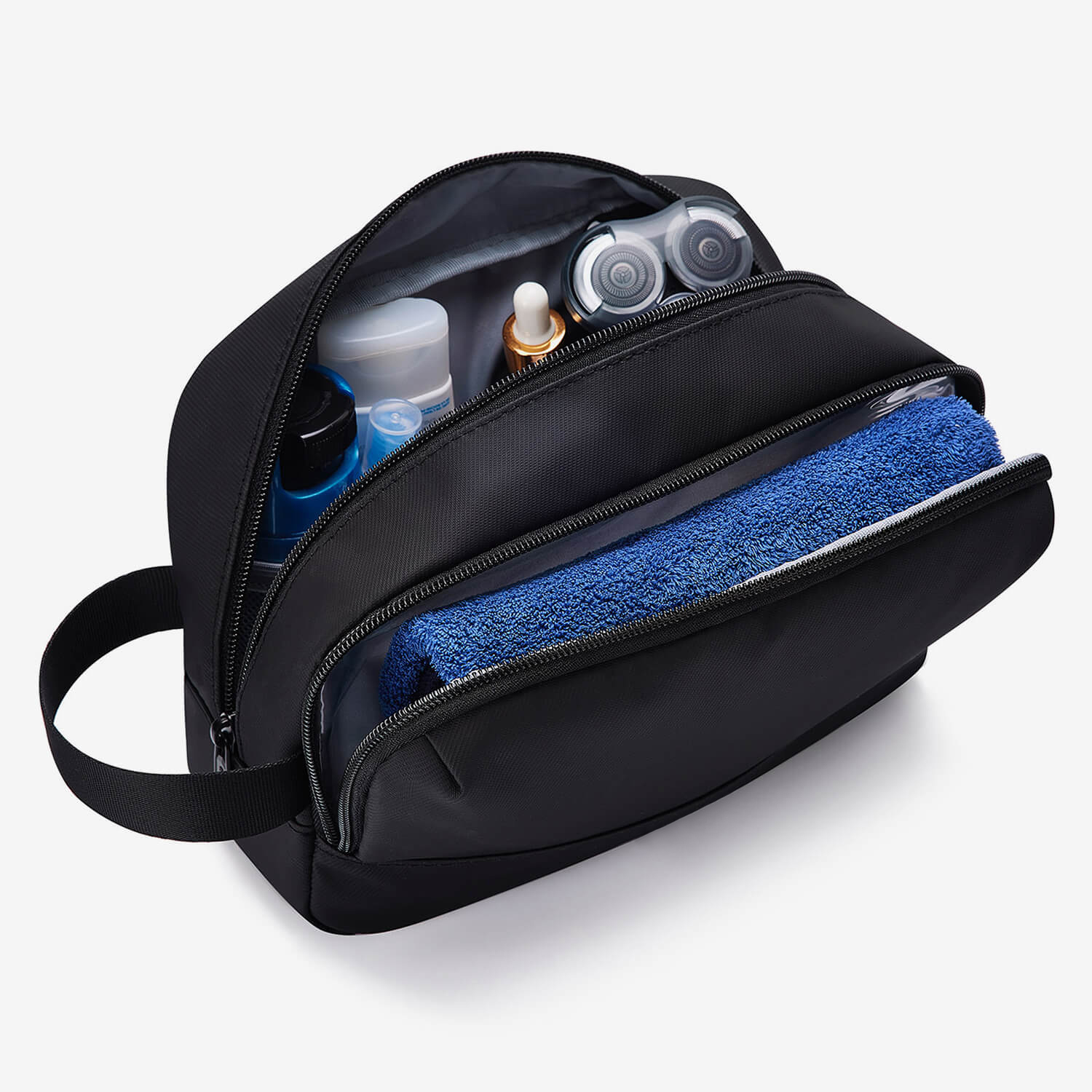 Water-resistant Shaving Bag Mens Travel Toiletry Bag