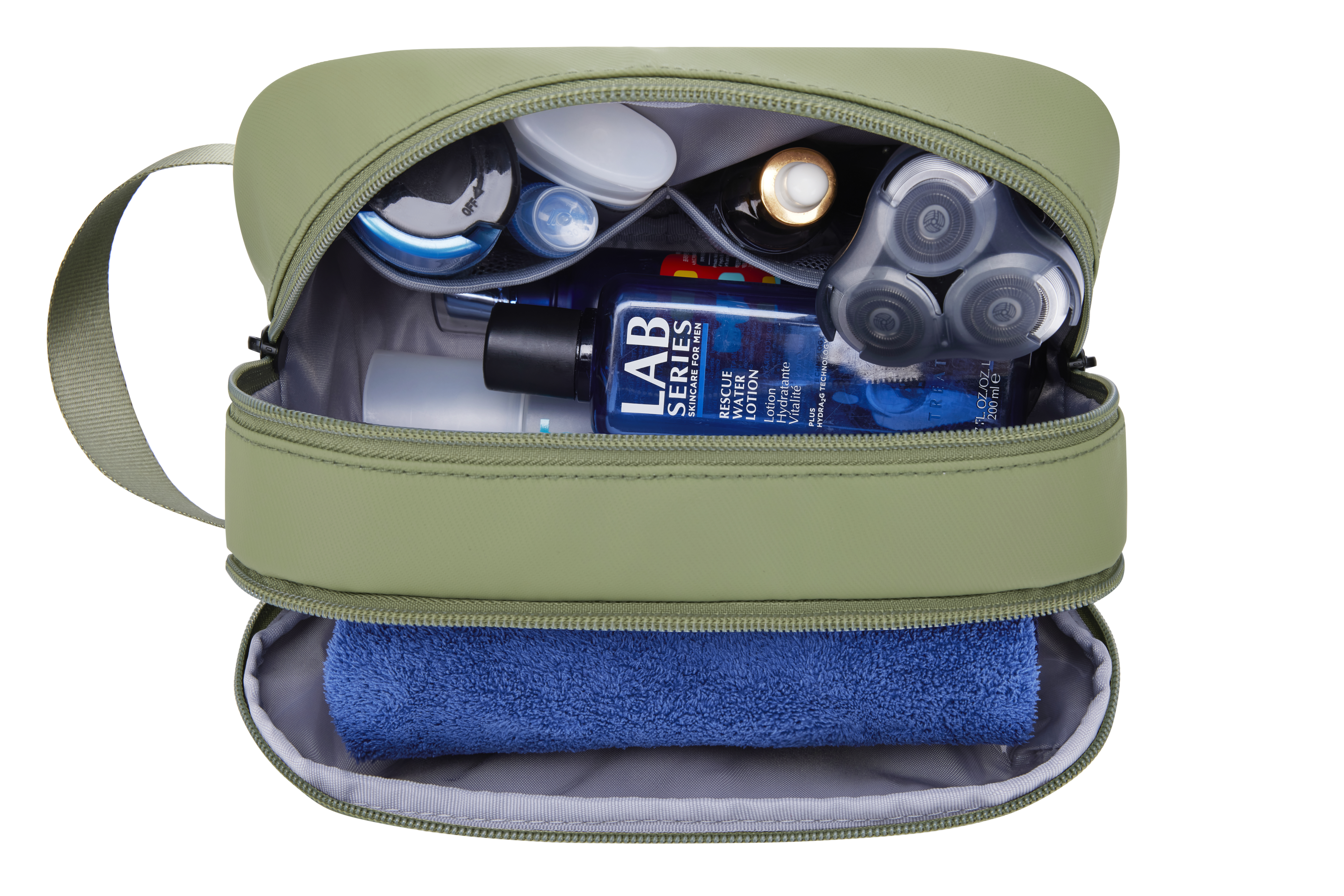 Water-resistant Shaving Bag Mens Travel Toiletry Bag