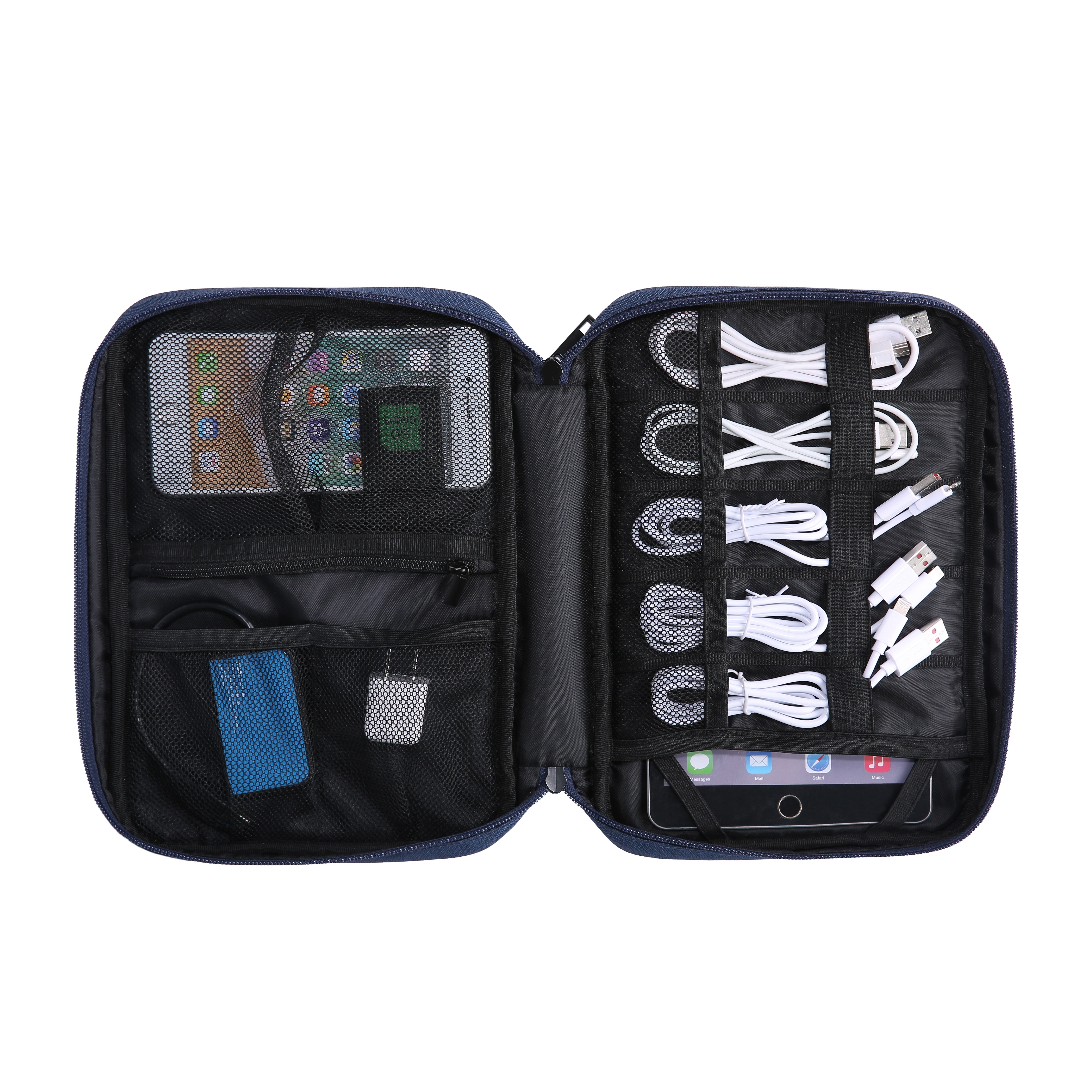 Small Electronics Pouch Travel Cable Organiser