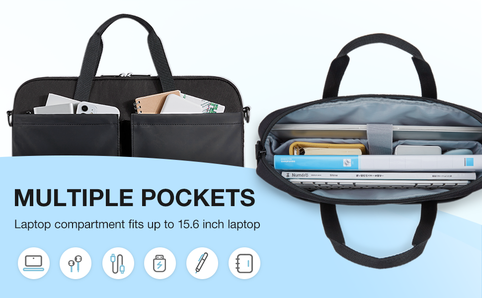 Китай 15,6-дюймовый чехол для ноутбука Slim Computer Bag для мужчин, производитель