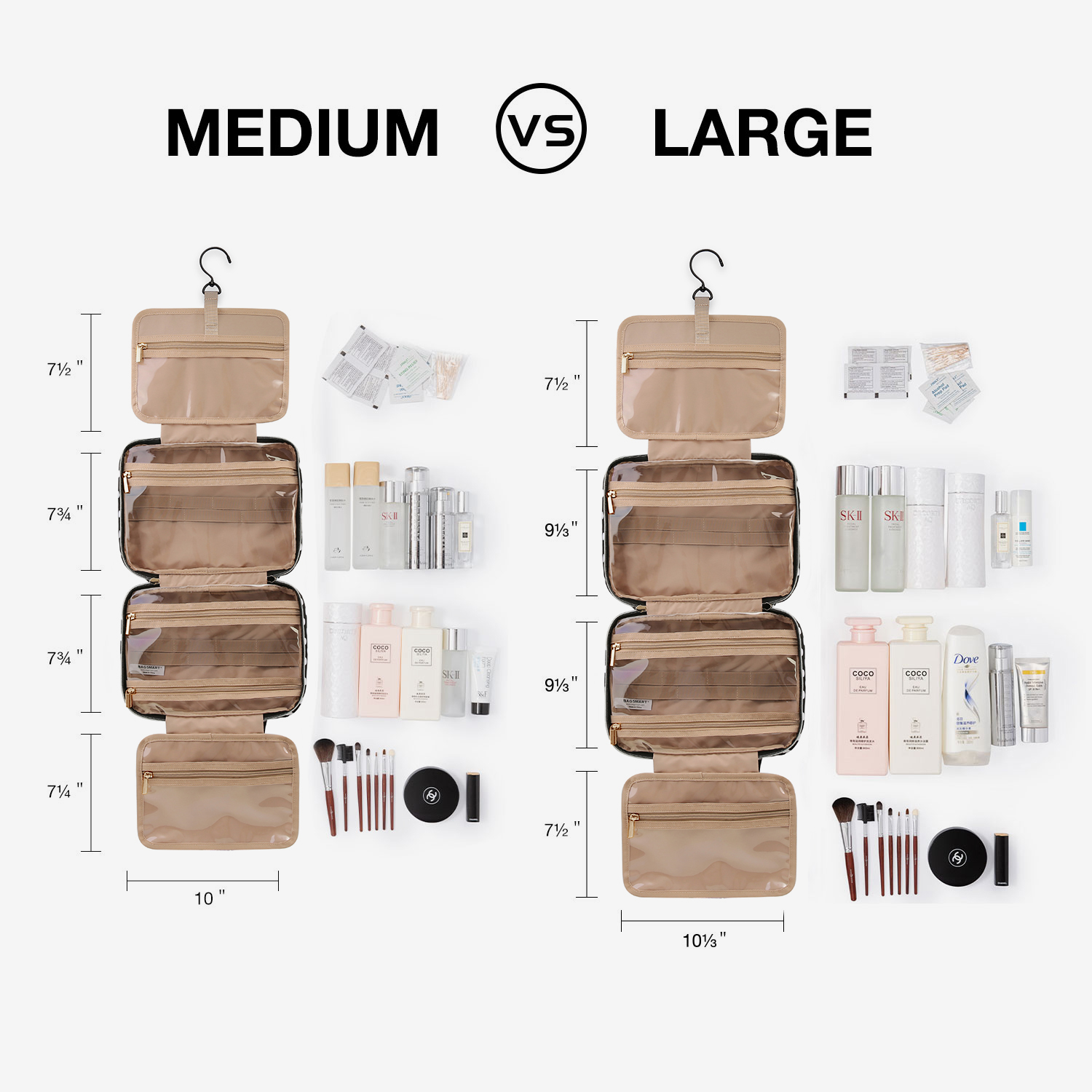 Hanging Large Travel Toiletry Bag Waterproof Cosmetic Bag