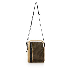 Borsa a tracolla di design vintage marrone da donna