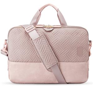 15.6 inch laptop case pink briefcase for ladies