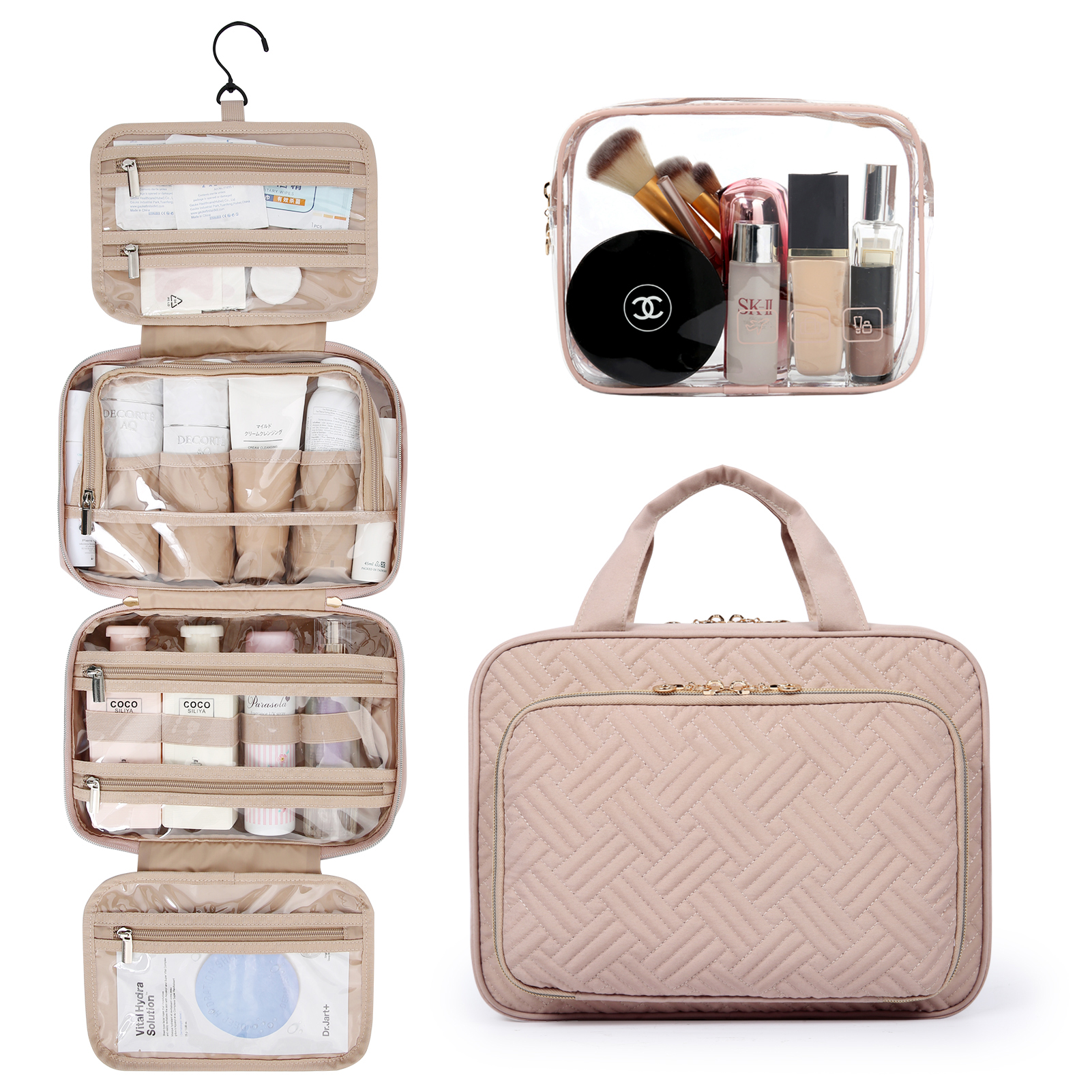 Travel Clear Makeup Toiletry Storage Bag