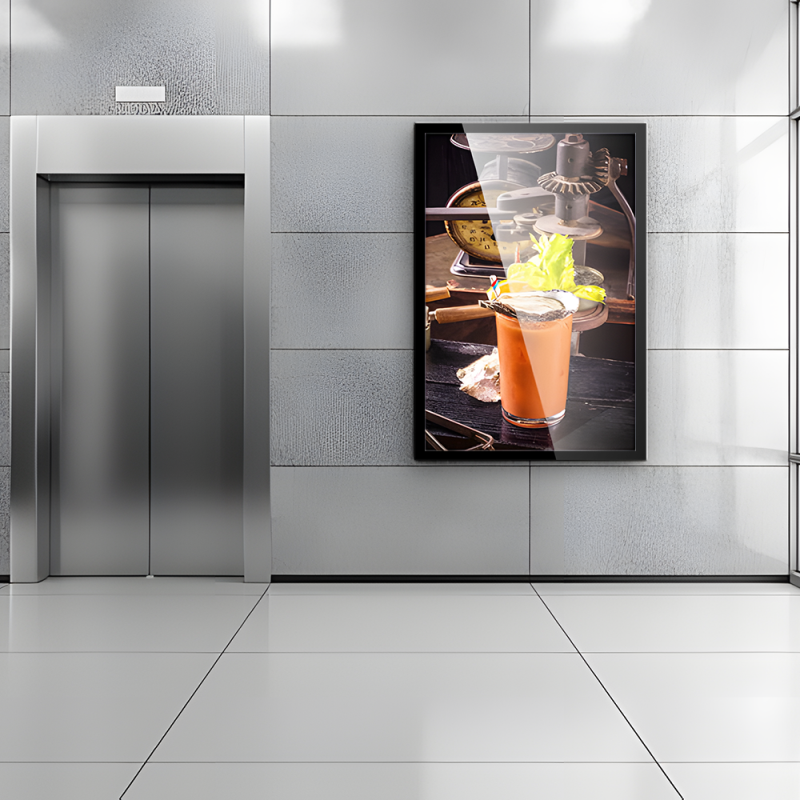 elevator advertising player