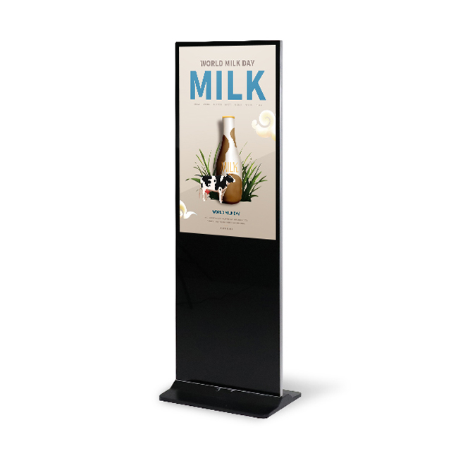 touch digital signage floor standing kiosk advertising display