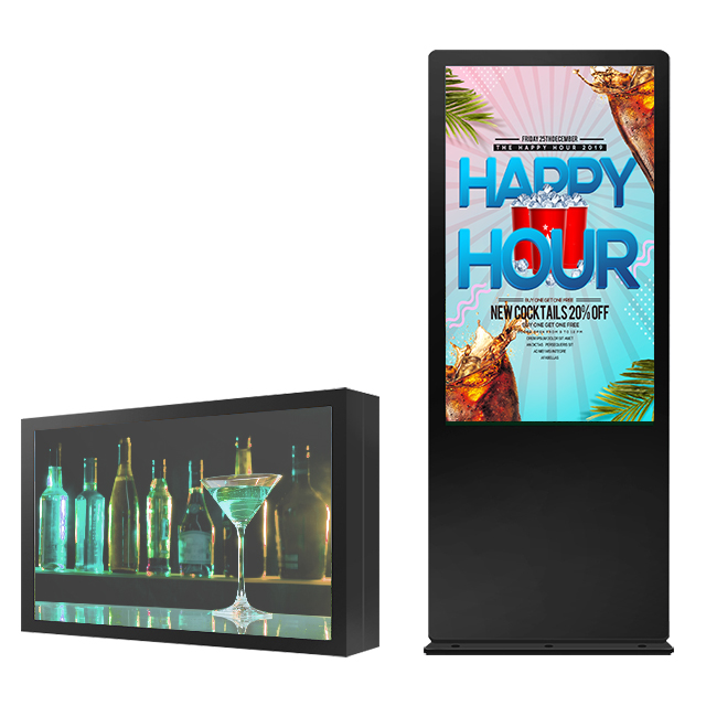 Vertical Digital Signage Display LCD Outdoor Advertising Kiosk