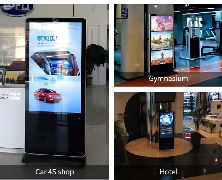 Proiect de afișare cinematografică de mașină de publicitate verticală de 43 de inci