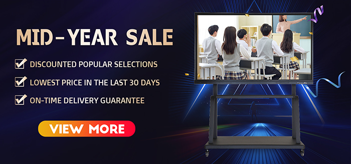 Ecran lcd interactiv promoția de la jumătatea anului