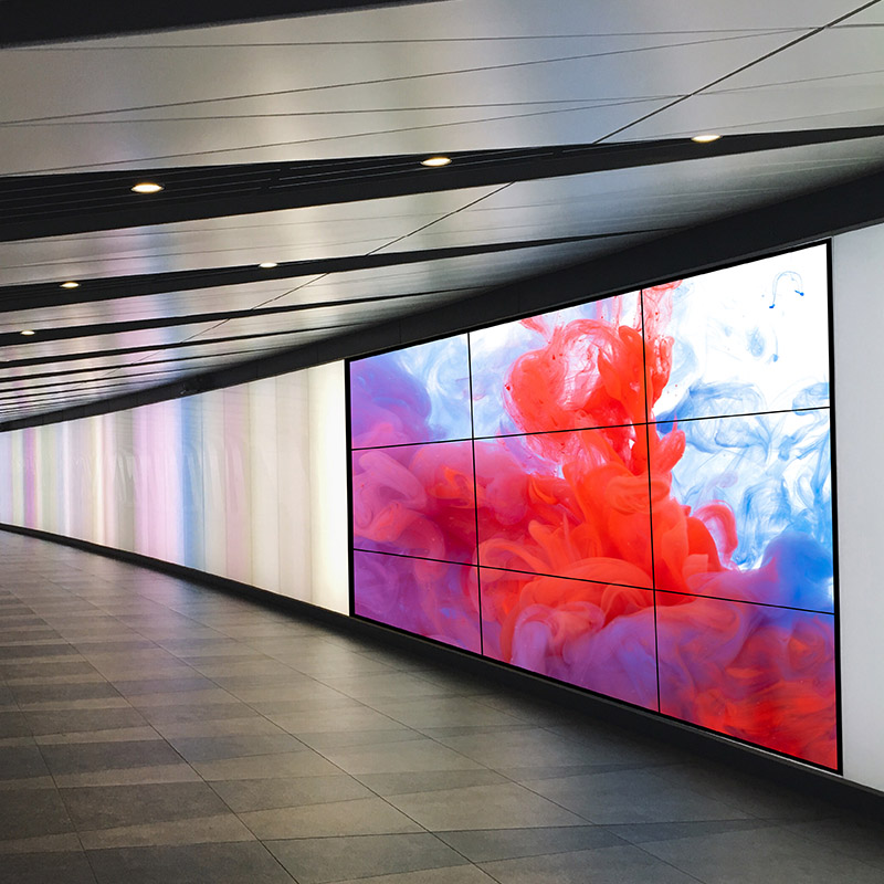 Partajarea carcasei ecranului de îmbinare LCD