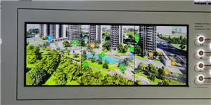 El sistema de pared de video LCD