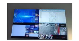 LCD-Splicing-Videowand wird in der Sicherheitsbranche eingesetzt