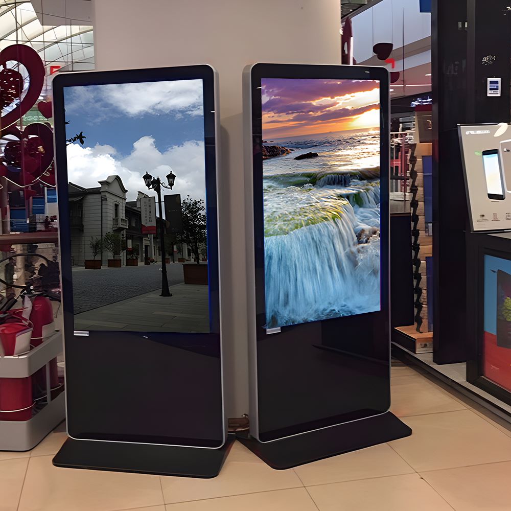 55 inch floor stand digital signage