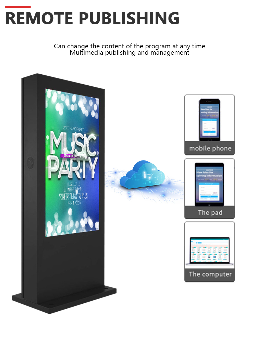 outdoor advertising machines