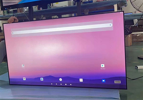 Afișaj publicitar de interior montat pe perete