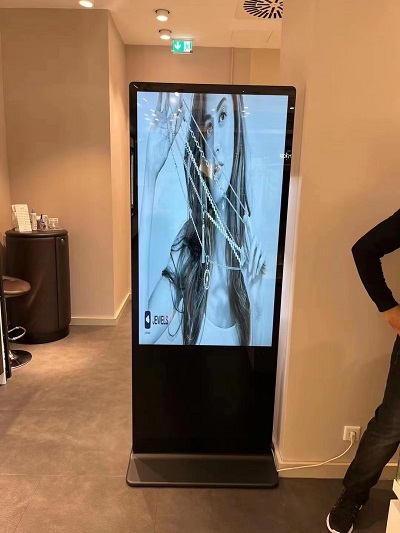 lcd floor standing advertising display