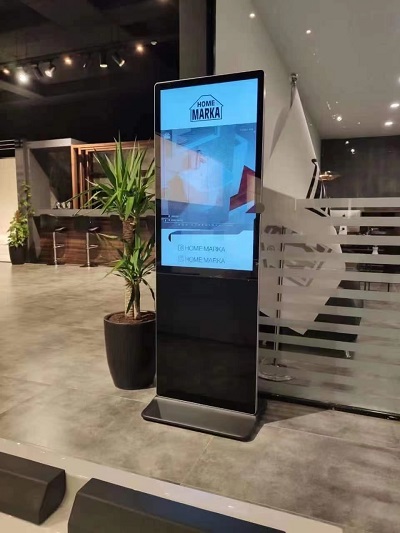 lcd floor standing advertising display