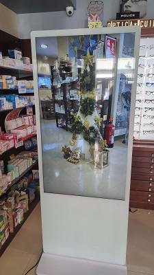 Comandă spaniolă de chioșc alb de 55 inch (1)