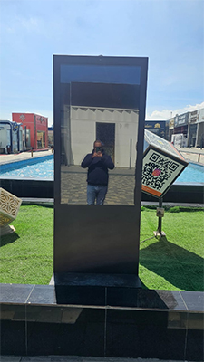 احتياطات السلامة لاستخدام آلة الإعلان في الهواء الطلق