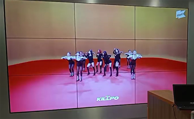 Locul de instalare a clientului perete video LCD