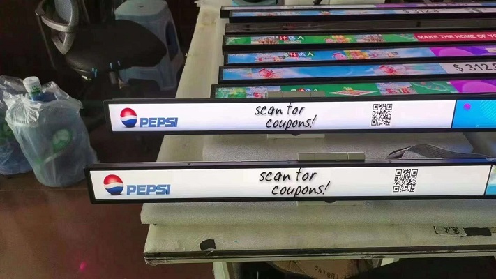 Luoghi di applicazione della macchina pubblicitaria su schermo a barre LCD