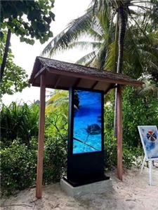 Manufacture vendant un kiosque numérique debout extérieur