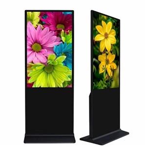 Kiosque numérique tactile infrarouge vertical d'intérieur, vente directe d'usine