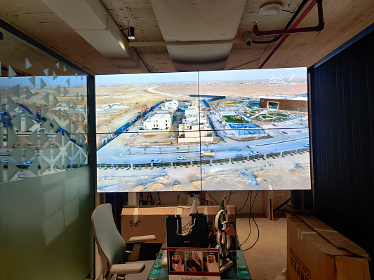 Come collegare il videowall LCD?