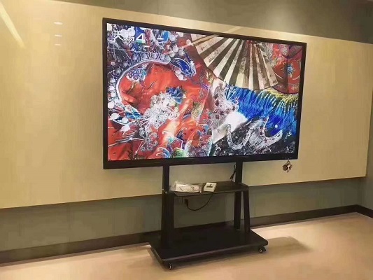 Smart wall-mounted advertising machine