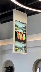 affichage publicitaire double face au plafond