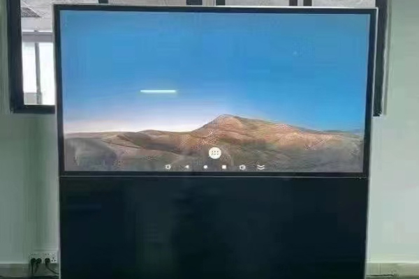 آلة الإعلان الشاشة الأفقية العمودية