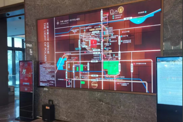 Несколько интеллектуальных сенсорных ЖК-терминалов, которые любят центры продаж недвижимости!