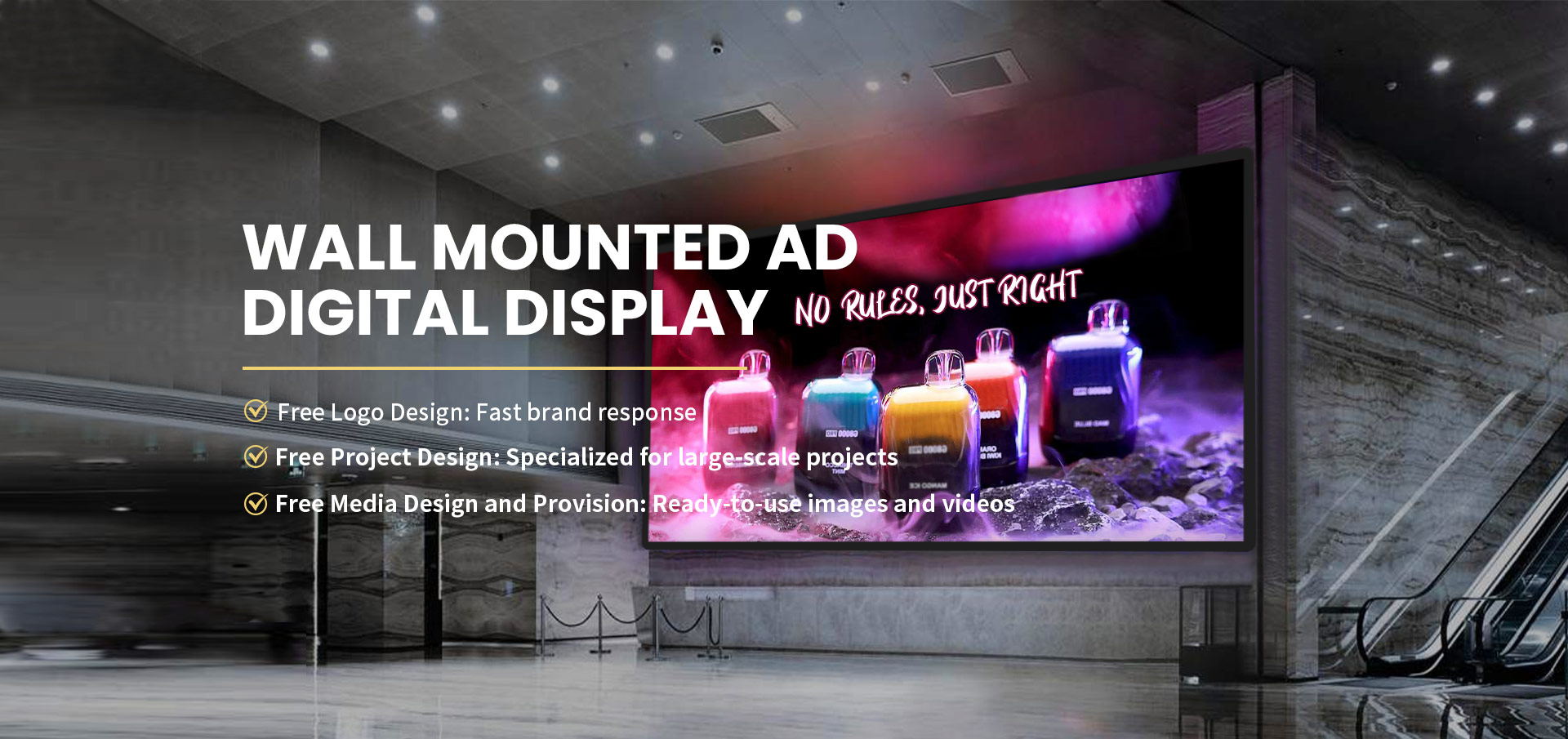 壁掛けデジタルサイネージ