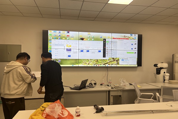 Этапы установки ЖК-видеостены