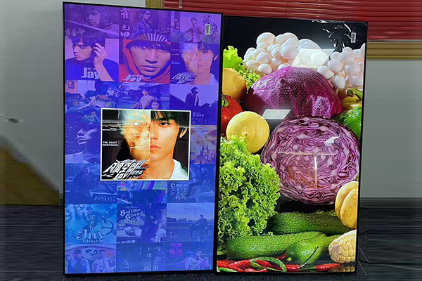 LCD-Werbemaschine VS traditionelle Plakatwand: visuelles Fest und technologische Innovation 3