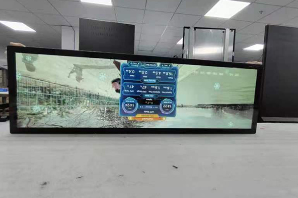 Introdução e cenários de aplicação da máquina de publicidade de tela esticada LCD 1